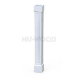 Straight Fluted PVC Column Wraps