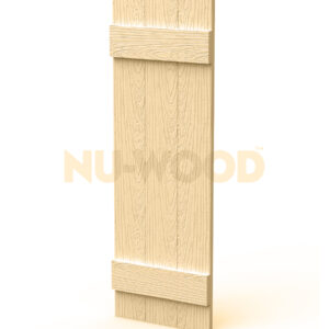 14" 3 Board 2 Batten Closed Shutters
