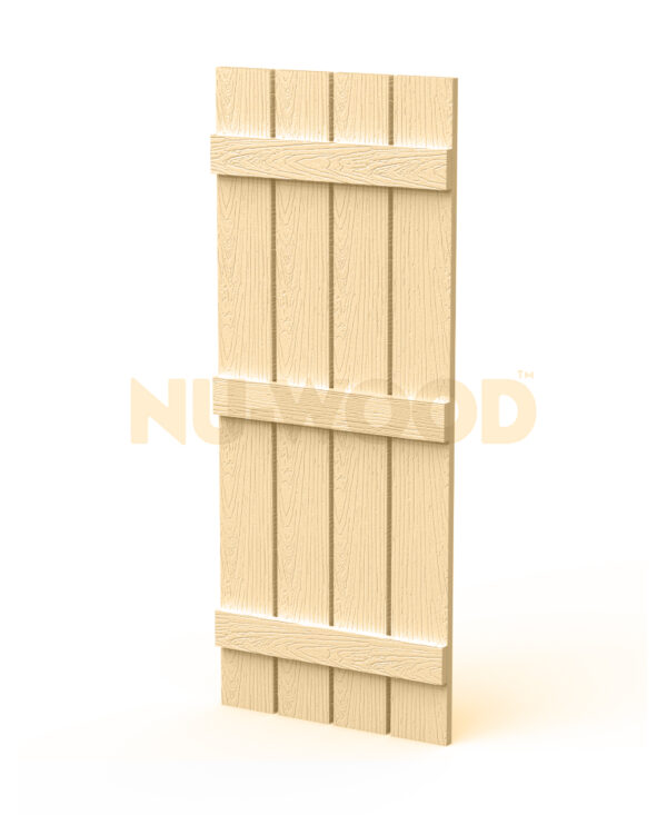 24" 4 Board-3 Batten Shutters