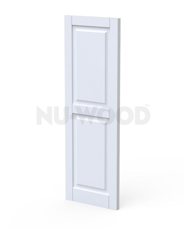 12" Raised Double Paneled Shutters