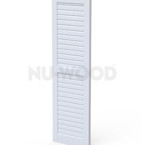 18" Louvered Double Panel Shutters