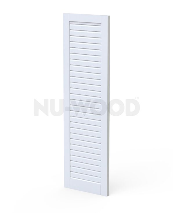 24" Louvered Single Panel Shutters